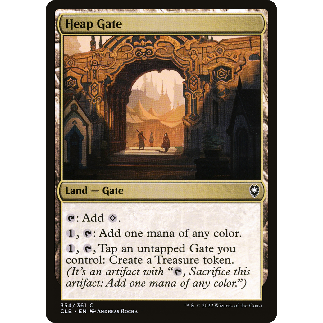 Heap Gate (CLB-354) - Commander Legends: Battle for Baldur's Gate Foil