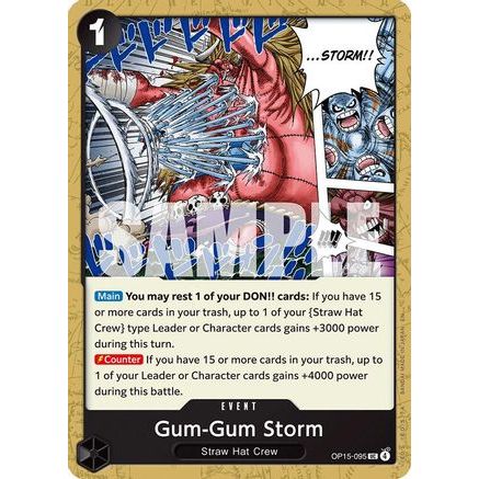 Gum-Gum Storm (OP15-095) - Adventure on Kami's Island