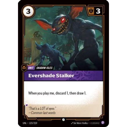 Evershade Stalker (123/219) - Unleashed Foil