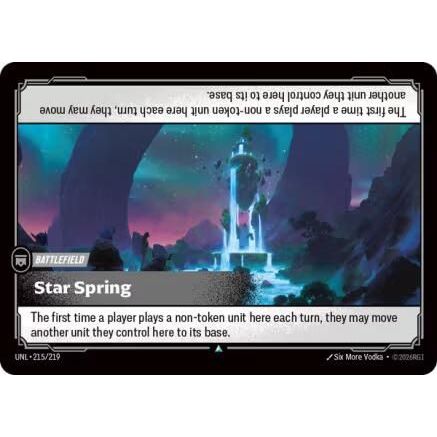 Star Spring (215/219) - Unleashed Foil
