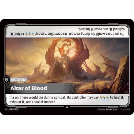 Altar of Blood (206/219) - Unleashed Foil