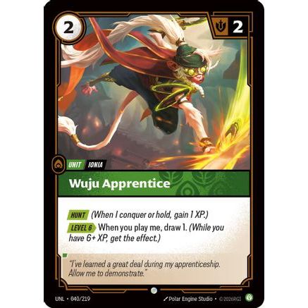 Wuju Apprentice (040/219) - Unleashed