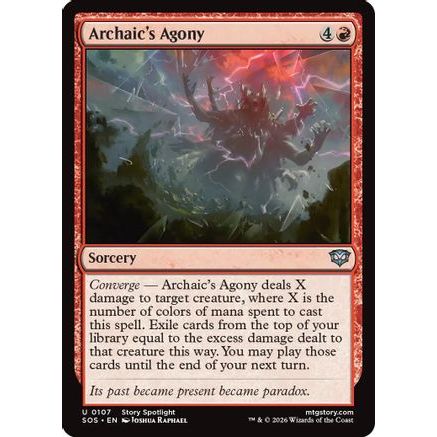 Archaic's Agony (SOS-107) - Secrets of Strixhaven