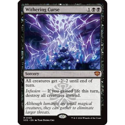 Withering Curse (SOS-105) - Secrets of Strixhaven Foil