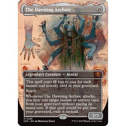 The Dawning Archaic (Borderless) (SOS-289) - Secrets of Strixhaven