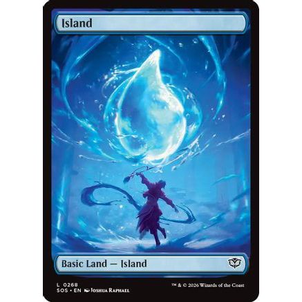 Island (0268) (SOS-268) - Secrets of Strixhaven Foil