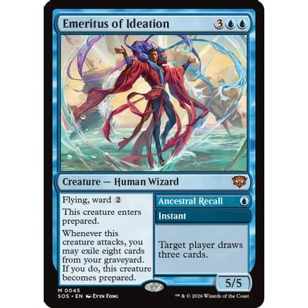 Emeritus of Ideation (SOS-045) - Secrets of Strixhaven Foil