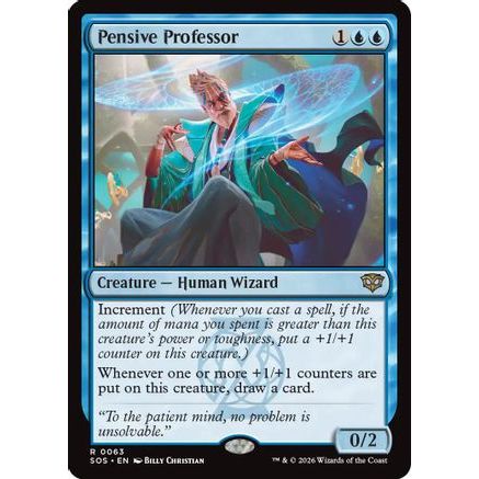 Pensive Professor (SOS-063) - Secrets of Strixhaven Foil