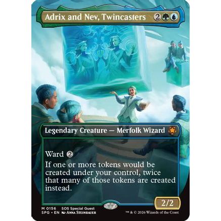 Adrix and Nev, Twincasters (Borderless) (SPG-156) - Special Guests Foil