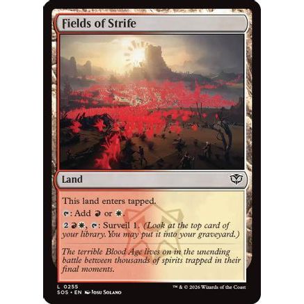 Fields of Strife (SOS-255) - Secrets of Strixhaven Foil