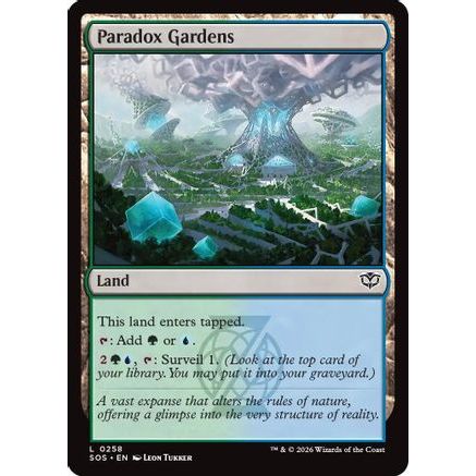 Paradox Gardens (SOS-258) - Secrets of Strixhaven Foil