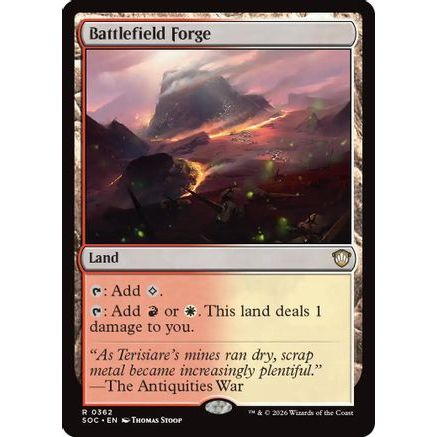 Battlefield Forge (SOC-362) - Commander: Secrets of Strixhaven