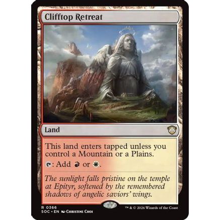 Clifftop Retreat (SOC-366) - Commander: Secrets of Strixhaven