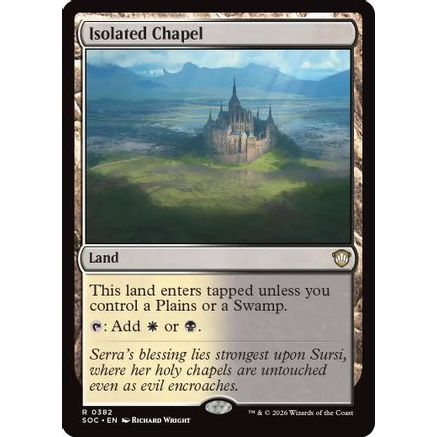 Isolated Chapel (SOC-382) - Commander: Secrets of Strixhaven
