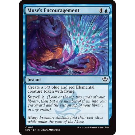 Muse's Encouragement (SOS-061) - Secrets of Strixhaven