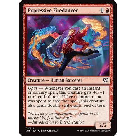 Expressive Firedancer (SOS-114) - Secrets of Strixhaven Foil