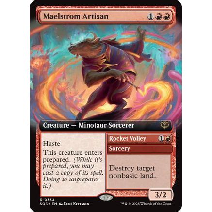 Maelstrom Artisan (Extended Art) (SOS-334) - Secrets of Strixhaven Foil