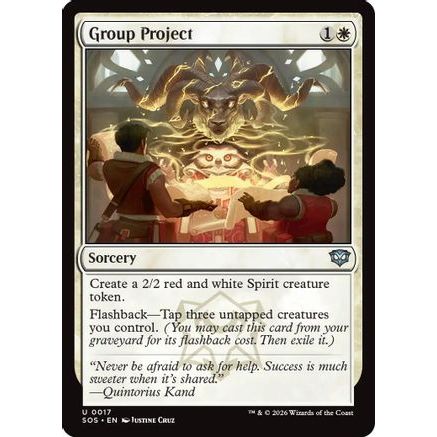Group Project (SOS-017) - Secrets of Strixhaven Foil