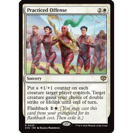 Practiced Offense (SOS-025) - Secrets of Strixhaven Foil