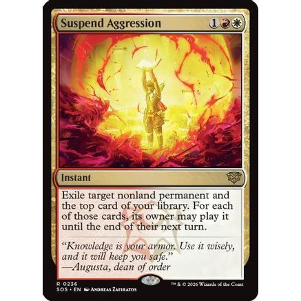 Suspend Aggression (SOS-236) - Secrets of Strixhaven Foil
