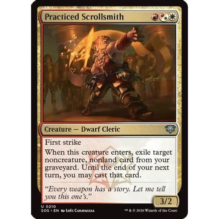 Practiced Scrollsmith (SOS-210) - Secrets of Strixhaven