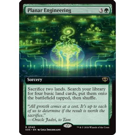 Planar Engineering (Extended Art) (SOS-340) - Secrets of Strixhaven Foil