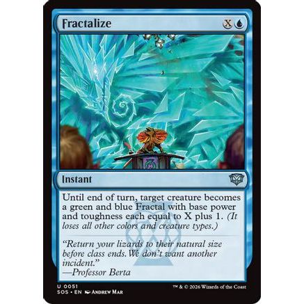 Fractalize (SOS-051) - Secrets of Strixhaven Foil