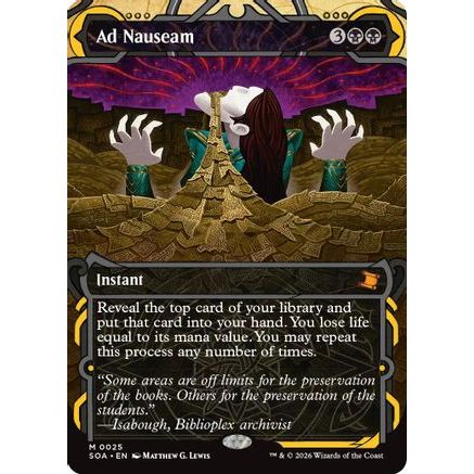 Ad Nauseam (SOA-025) - Secrets of Strixhaven: Mystical Archive Foil