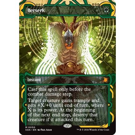 Berserk (SOA-050) - Secrets of Strixhaven: Mystical Archive Foil