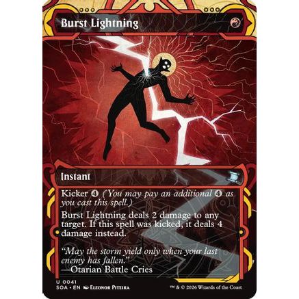 Burst Lightning (SOA-041) - Secrets of Strixhaven: Mystical Archive Foil