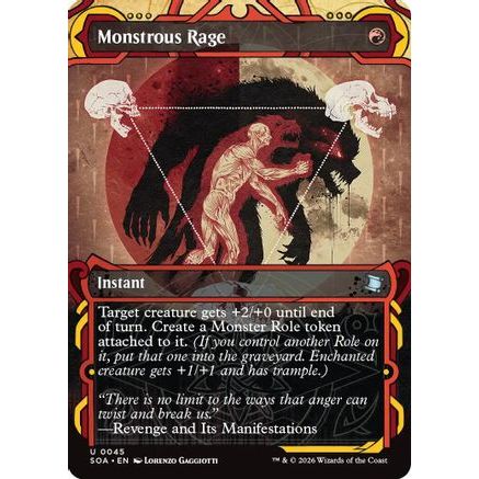 Monstrous Rage (SOA-045) - Secrets of Strixhaven: Mystical Archive