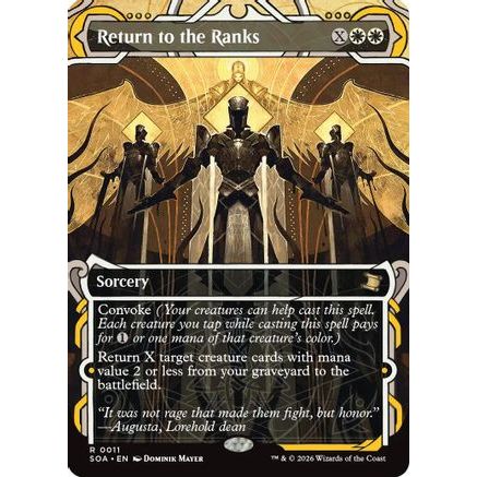 Return to the Ranks (SOA-011) - Secrets of Strixhaven: Mystical Archive