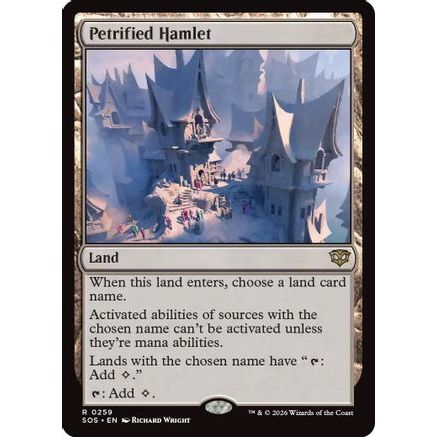 Petrified Hamlet (SOS-259) - Secrets of Strixhaven Foil
