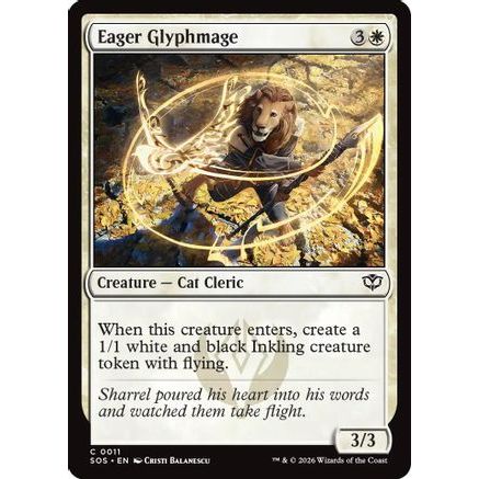 Eager Glyphmage (SOS-011) - Secrets of Strixhaven Foil