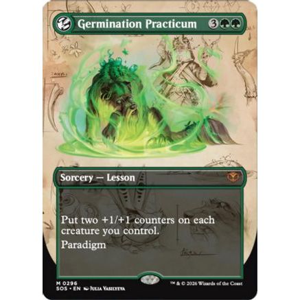 Germination Practicum (Borderless) (SOS-296) - Secrets of Strixhaven