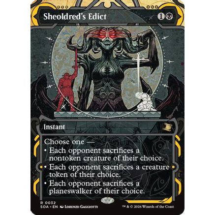Sheoldred's Edict (SOA-032) - Secrets of Strixhaven: Mystical Archive