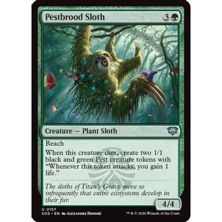 Pestbrood Sloth (SOS-157) - Secrets of Strixhaven