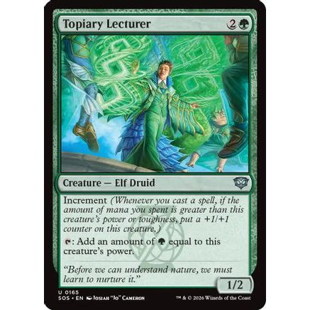 Topiary Lecturer (SOS-165) - Secrets of Strixhaven Foil