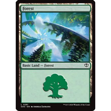 Forest (0281) (SOS-281) - Secrets of Strixhaven Foil