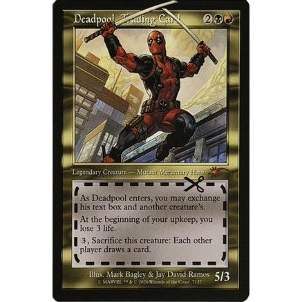 Deadpool, Trading Card (7127) (SLD-7127) - Secret Lair Drop Series Foil