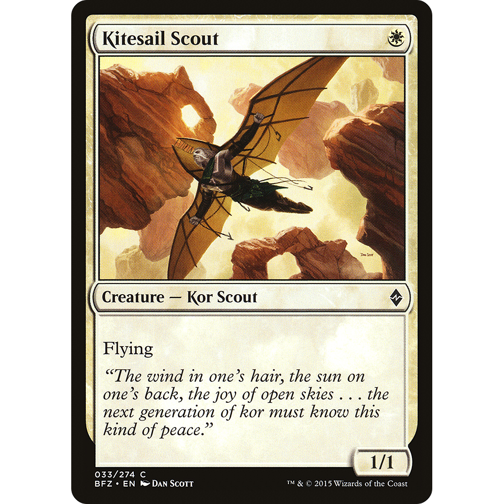 Kitesail Scout (BFZ-033) - Battle for Zendikar