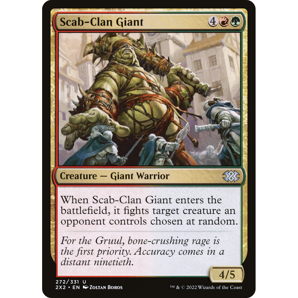 Scab-Clan Giant (2X2-272) - Double Masters 2022 Foil
