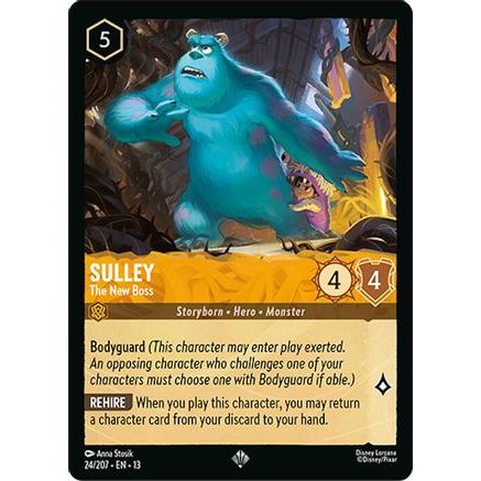 Sulley - The New Boss (24/207) - Attack of the Vine Cold Foil