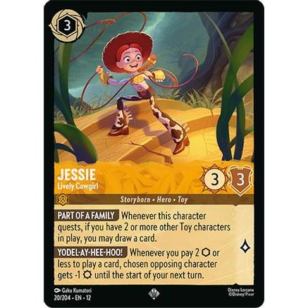 Jessie - Lively Cowgirl (20/204) - Wilds Unknown Holofoil