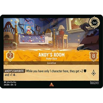 Andy's Room - Home Base (34/204) - Wilds Unknown Cold Foil