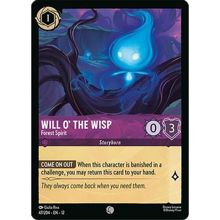 Will o' the Wisp - Forest Spirit (47/204) - Wilds Unknown Cold Foil