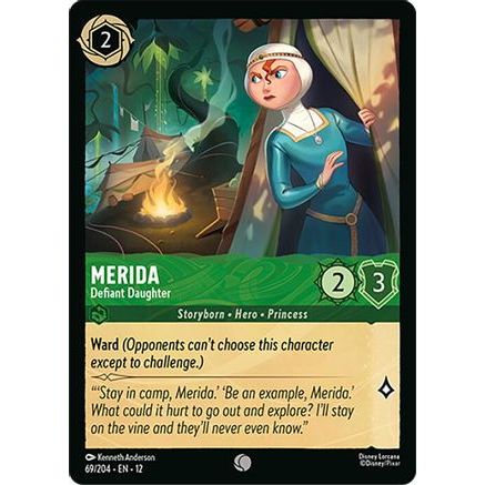 Merida - Defiant Daughter (69/204) - Wilds Unknown Cold Foil
