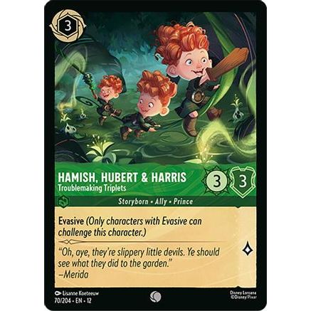 Hamish, Hubert & Harris - Troublemaking Triplets (70/204) - Wilds Unknown
