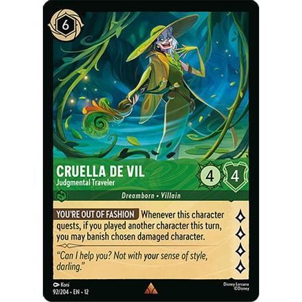 Cruella De Vil - Judgmental Traveler (92/204) - Wilds Unknown