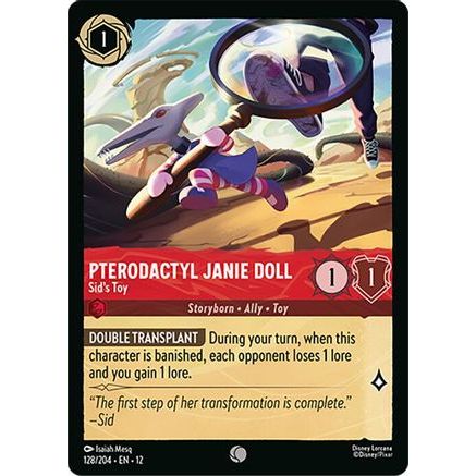 Pterodactyl Janie Doll - Sid's Toy (128/204) - Wilds Unknown Cold Foil